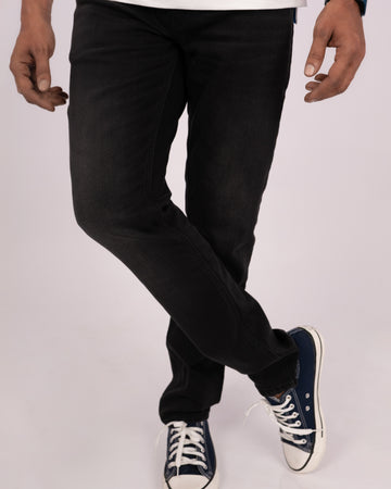 Rinse Black-Foxtramp Premium Denim – Unisex Tapered Fit