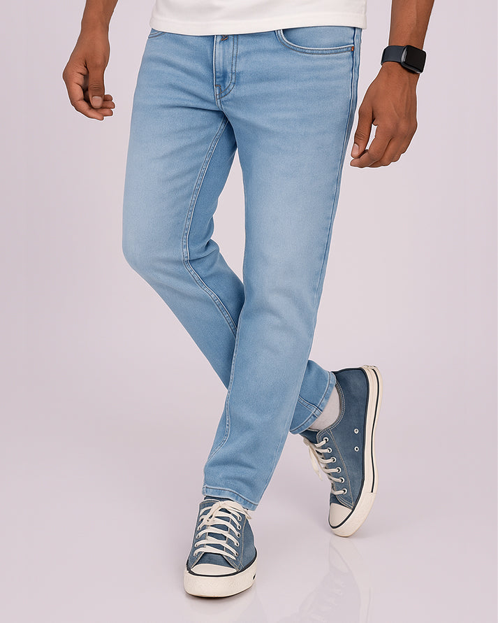 Light Blue-Foxtramp Signature Tapered Denim