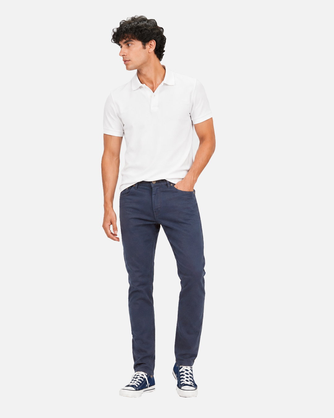 Deep Navy Blue Regular Fit Men's Jeans | Premium Denim