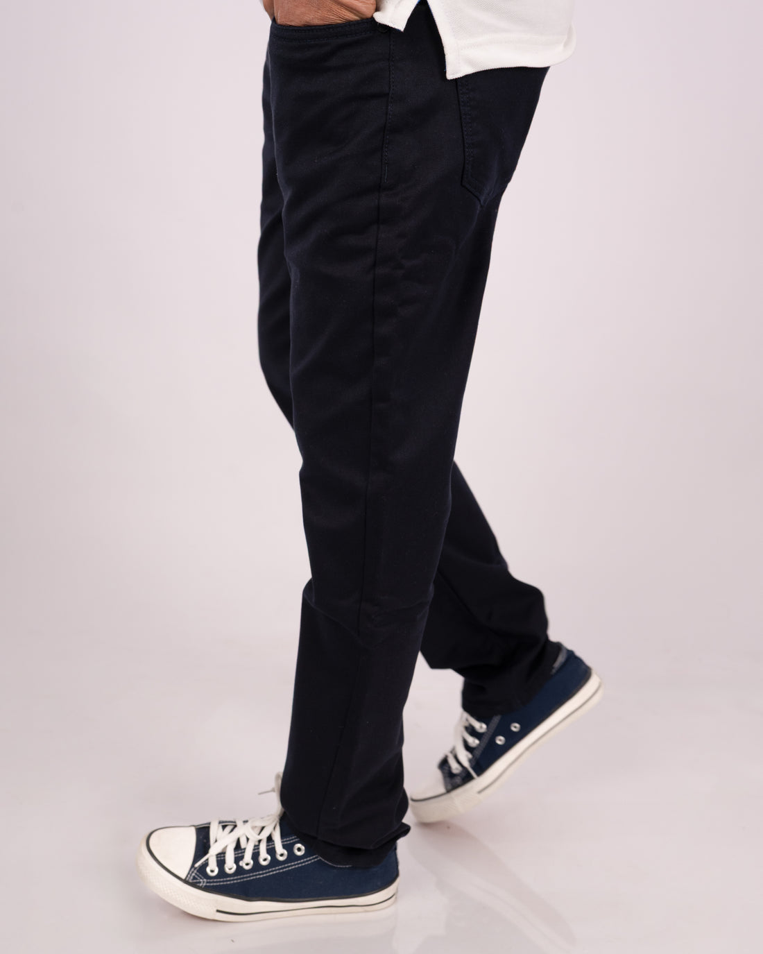 Deep Navy Blue-Foxtramp Stylish Unisex Tapered Denim