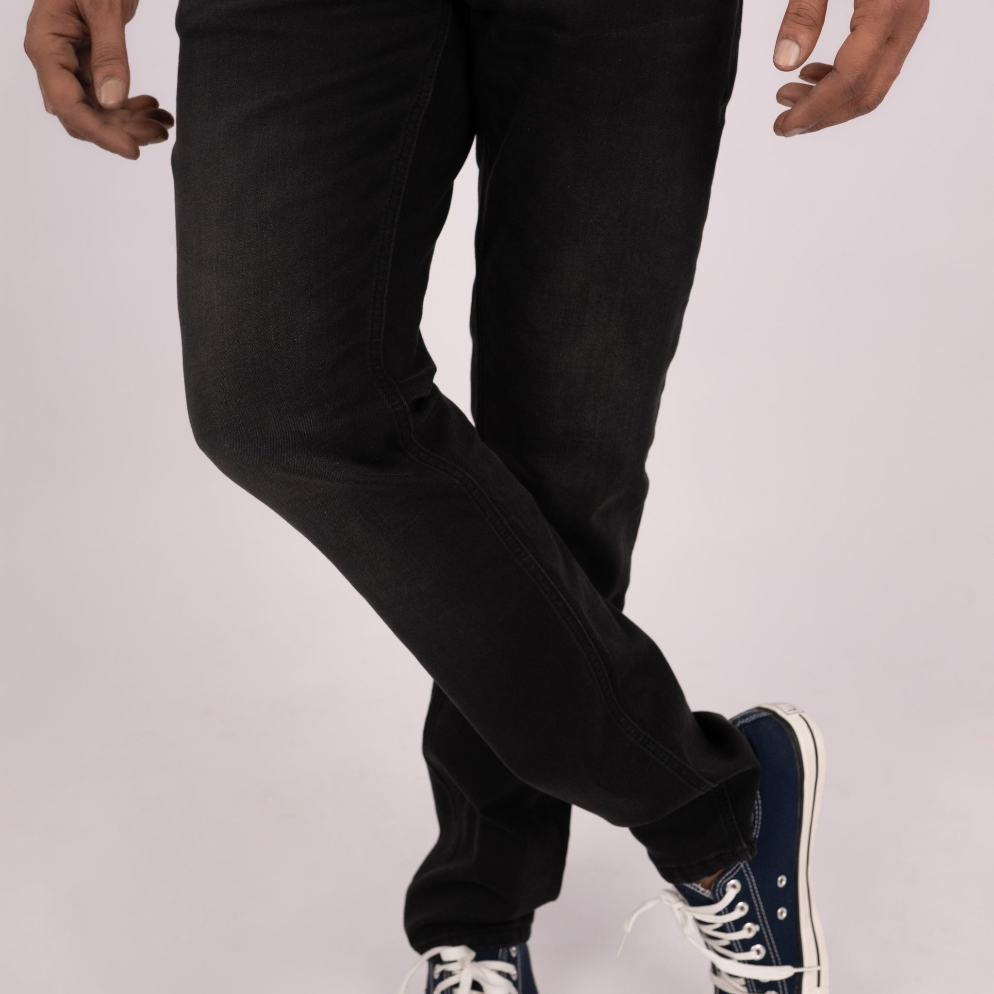 Rinse Black-Foxtramp Premium Denim – Unisex Tapered Fit