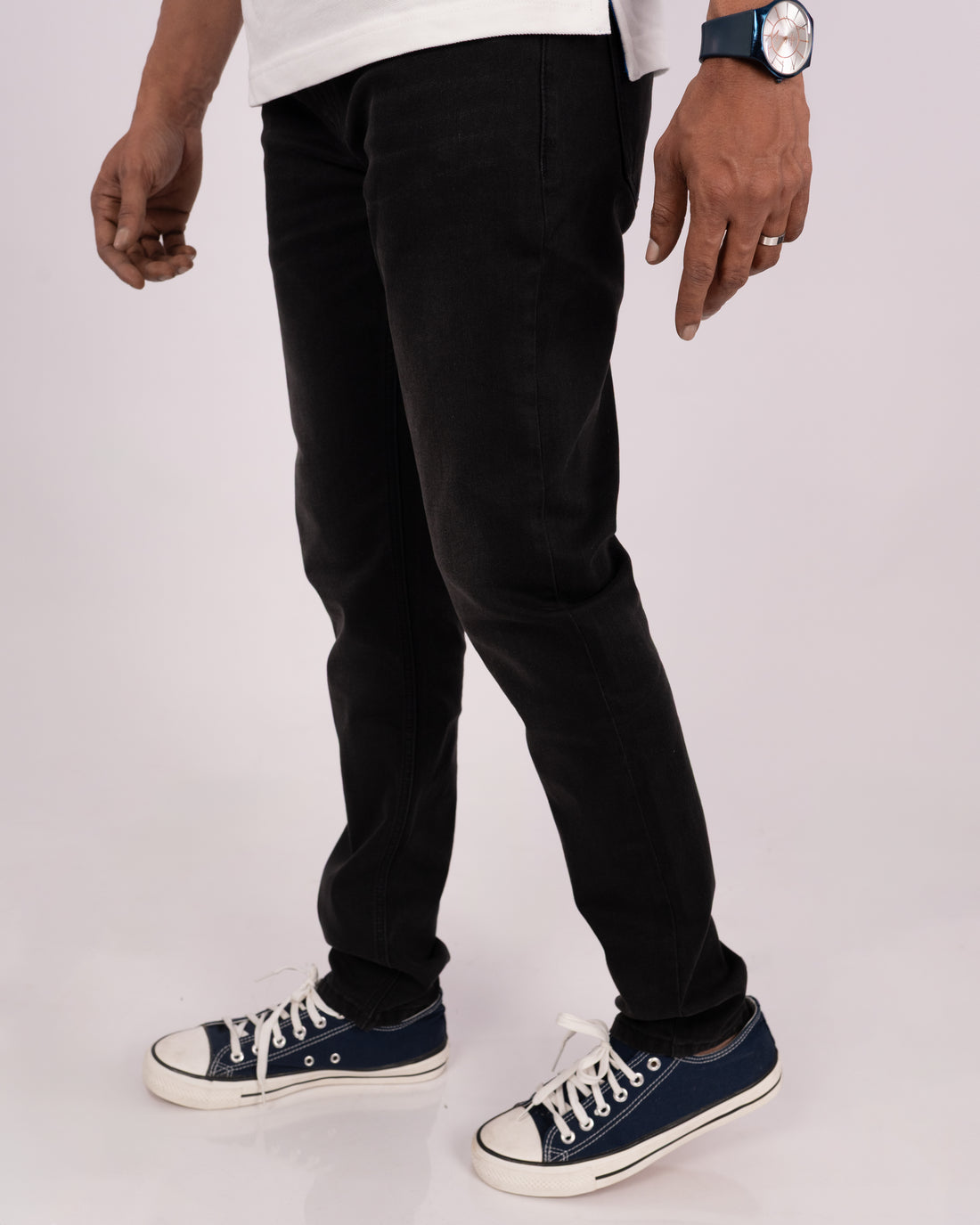 Rinse Black-Foxtramp Premium Denim – Unisex Tapered Fit
